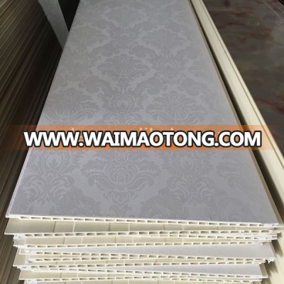 30CM Cheap Price Waterproof Interior Exterior Designs Wall PVC Panels