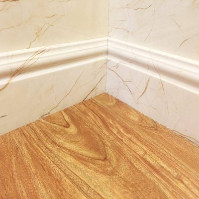 Factory Price Kitchen Cabinet Plinths Wpc Baseboard With Marble Color,Custom Pvc Skirting Board Cover